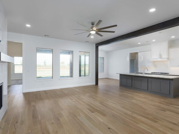 living room, beams, new construction, interior design, home for sale, homes in Norman, Norman OK