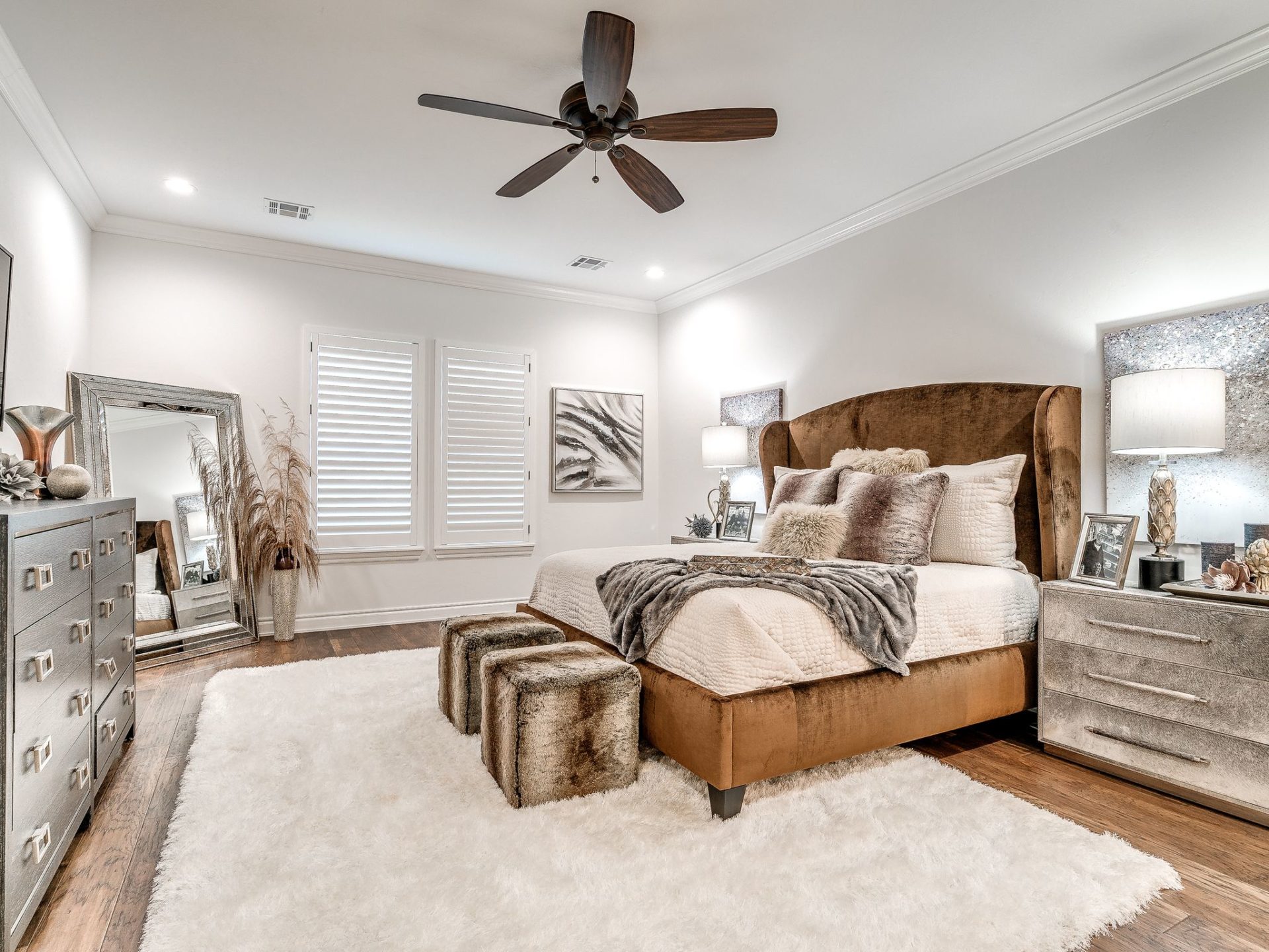 house interior, master bedroom